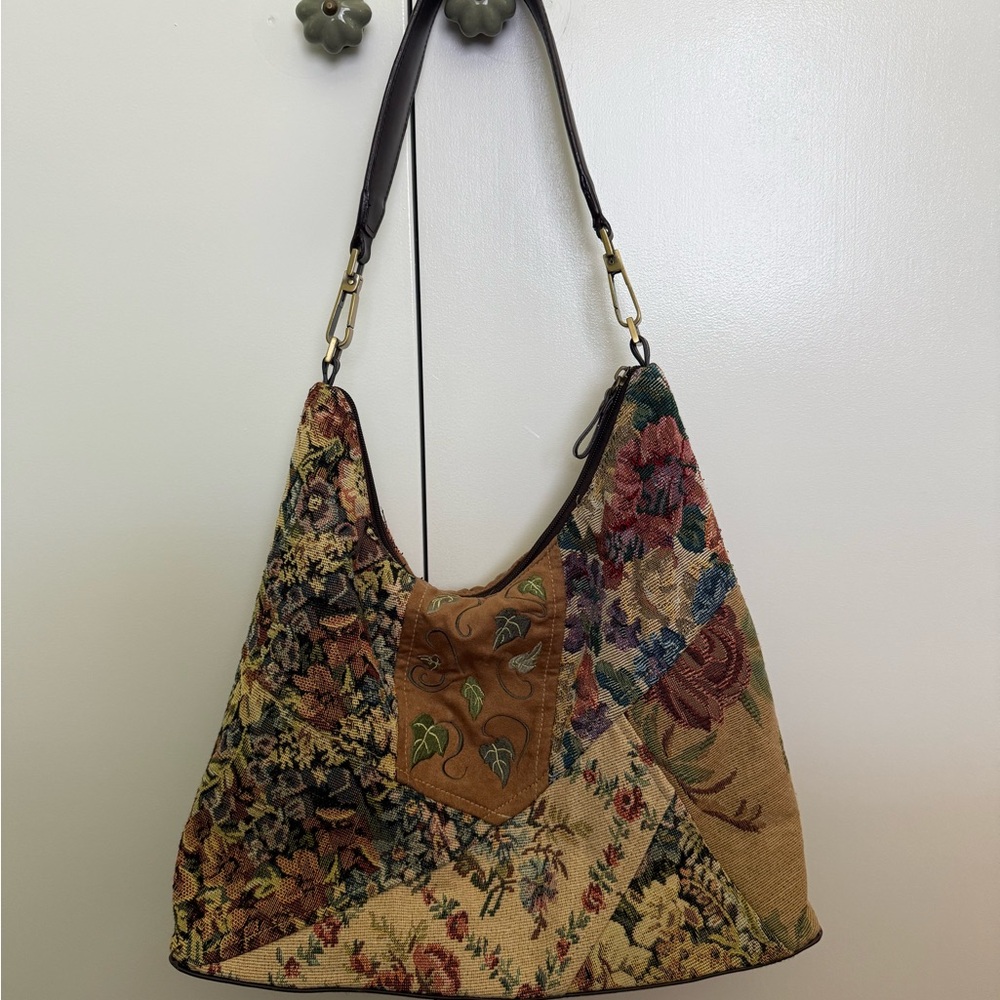 Bueno Multicolor Patchwork Hobo Bag